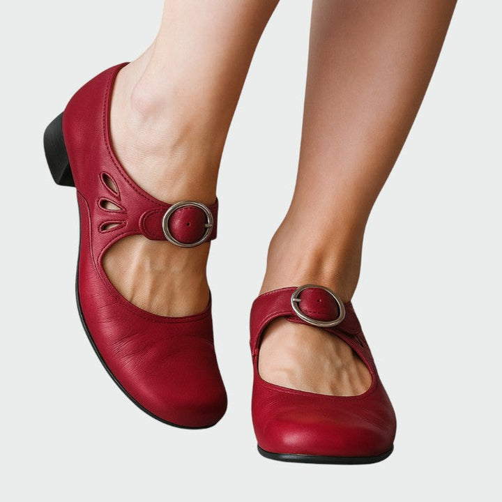 Alma – Pantofi clasici Mary Jane cu cataramă