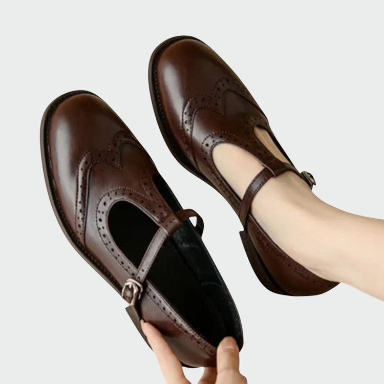 Alma – Pantofi eleganți din piele Mary Jane