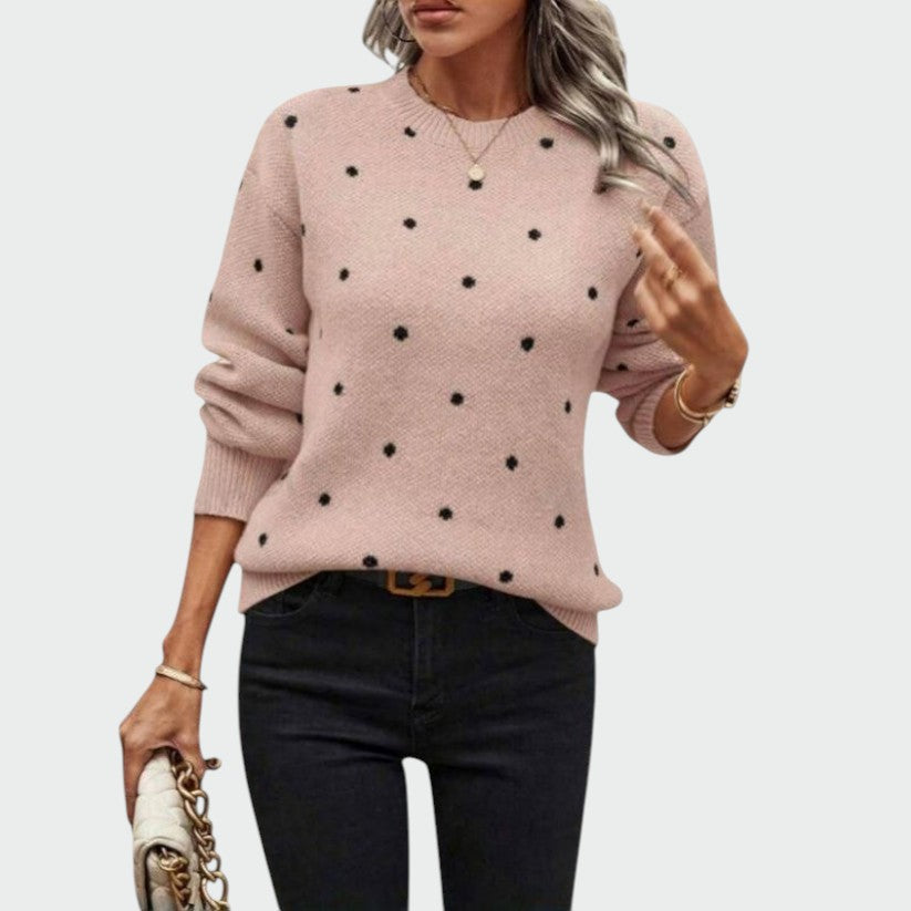 Alma – Pulover tricotat cu buline