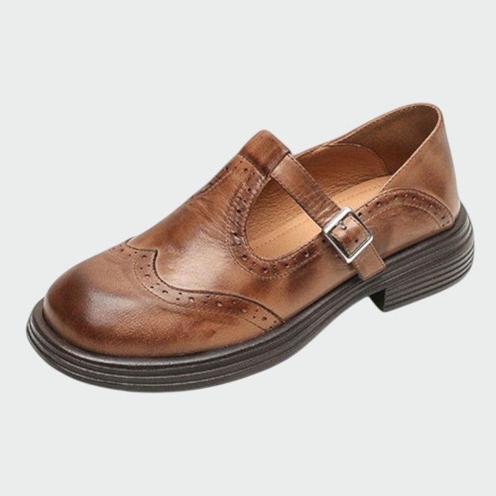 Alma – Pantofi Mary Jane din piele elegantă