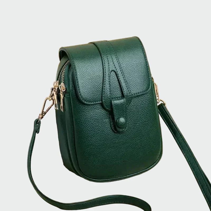 Elegant retro lædertaske