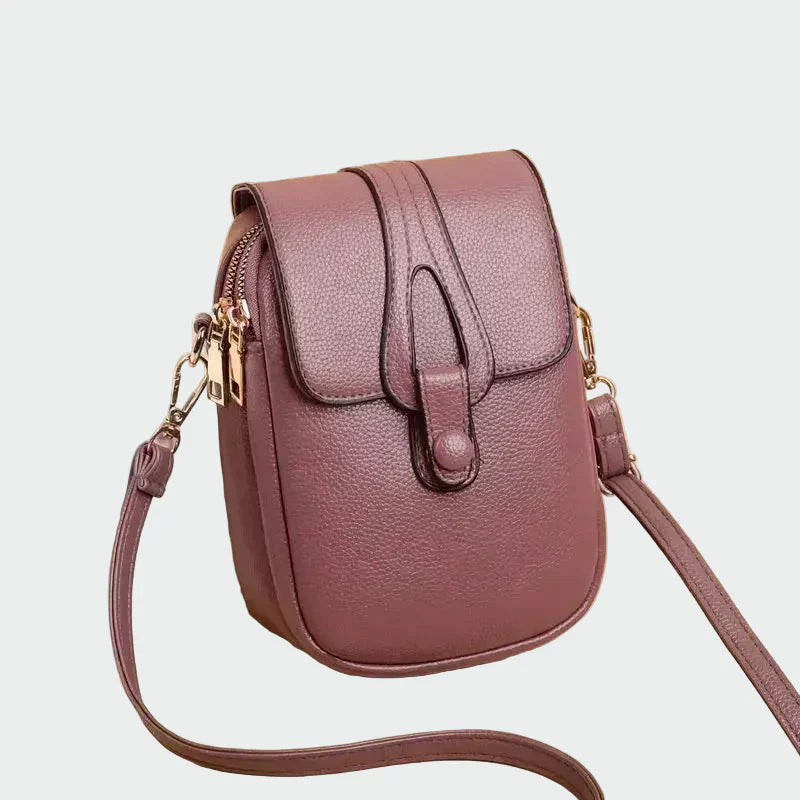 Elegant retro lædertaske