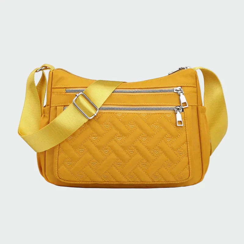 Elegant nylon skuldertaske