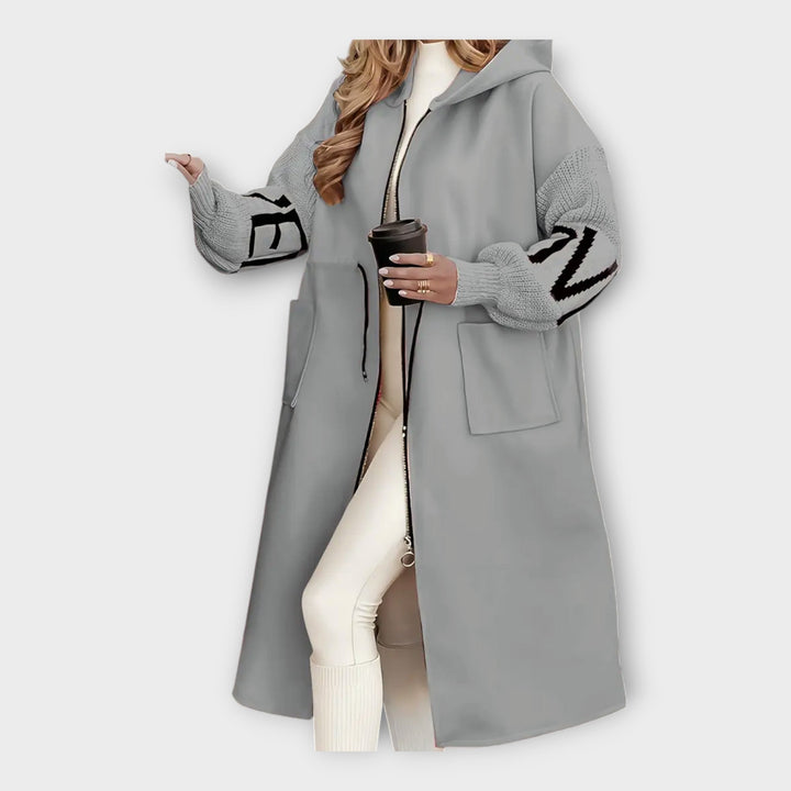 Palton Elegant cu Detalii Moderne