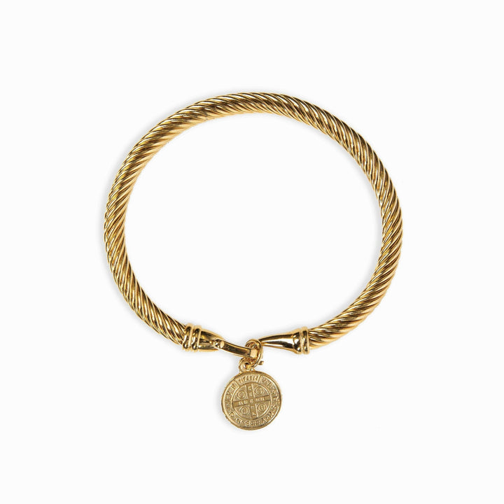 Guldbelagt Armbånd med Møntdesign
